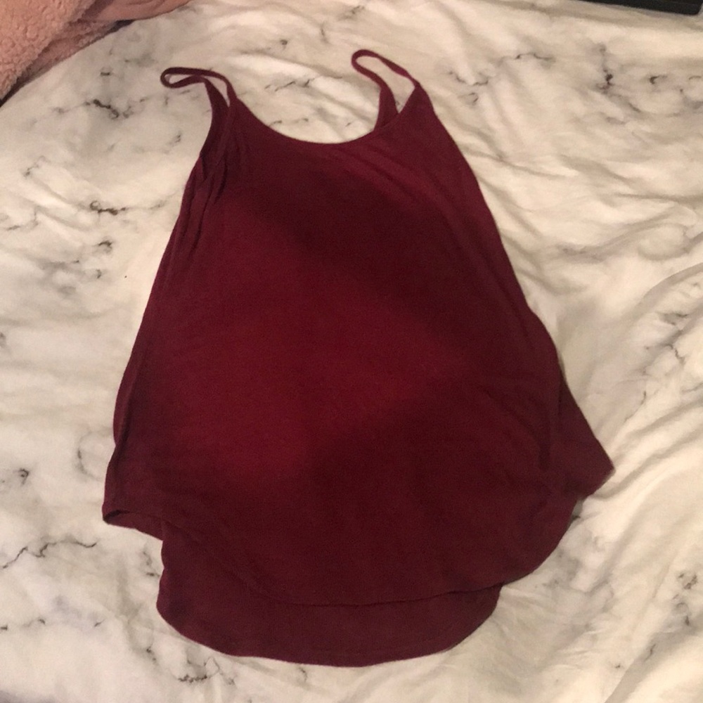 Maroon basic tank